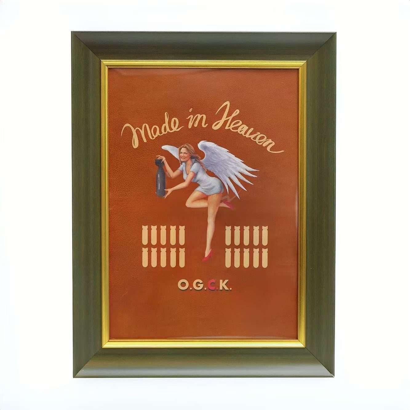 Chris Made In Heaven Leather Art Poster