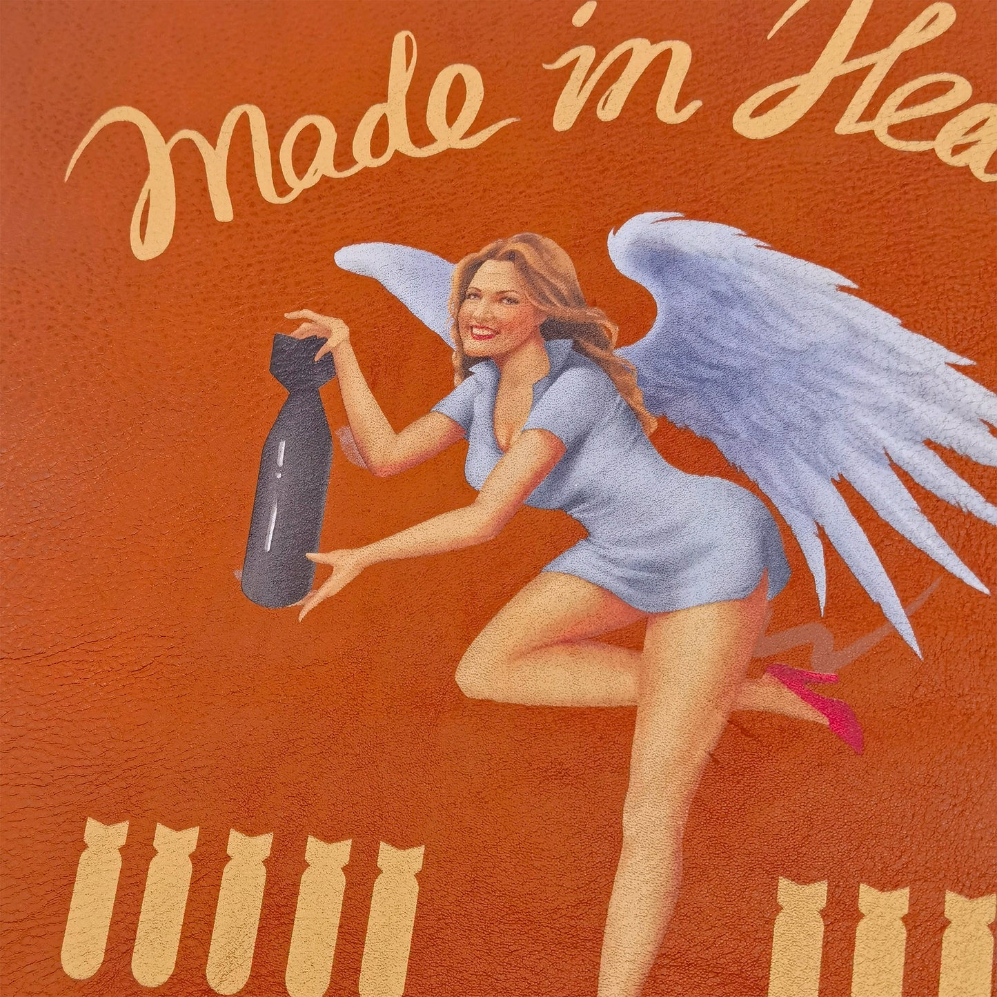 Chris Made In Heaven Leather Art Poster