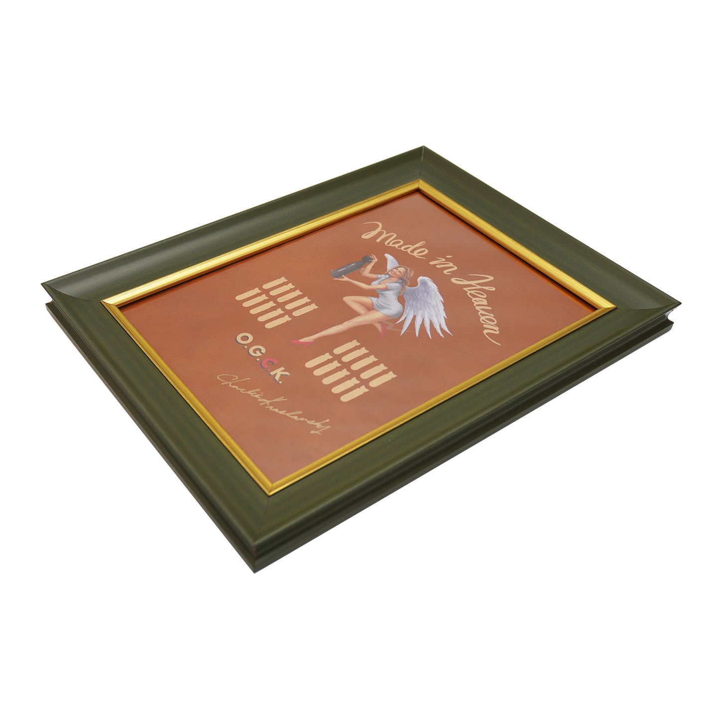 Chris Made In Heaven Leather Art Poster
