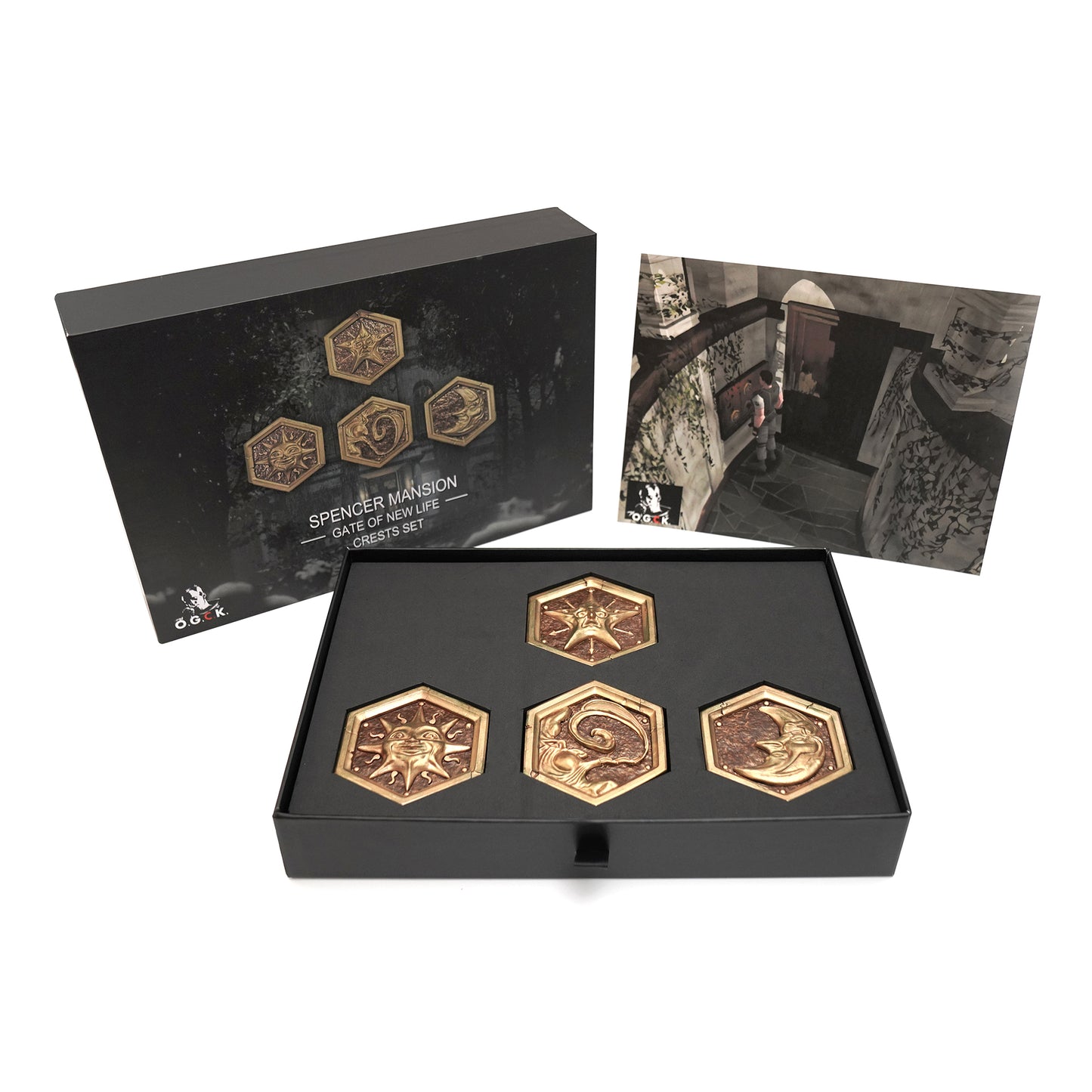 Spencer Mansion STAR SUN WIND MOON Crests Replica Set