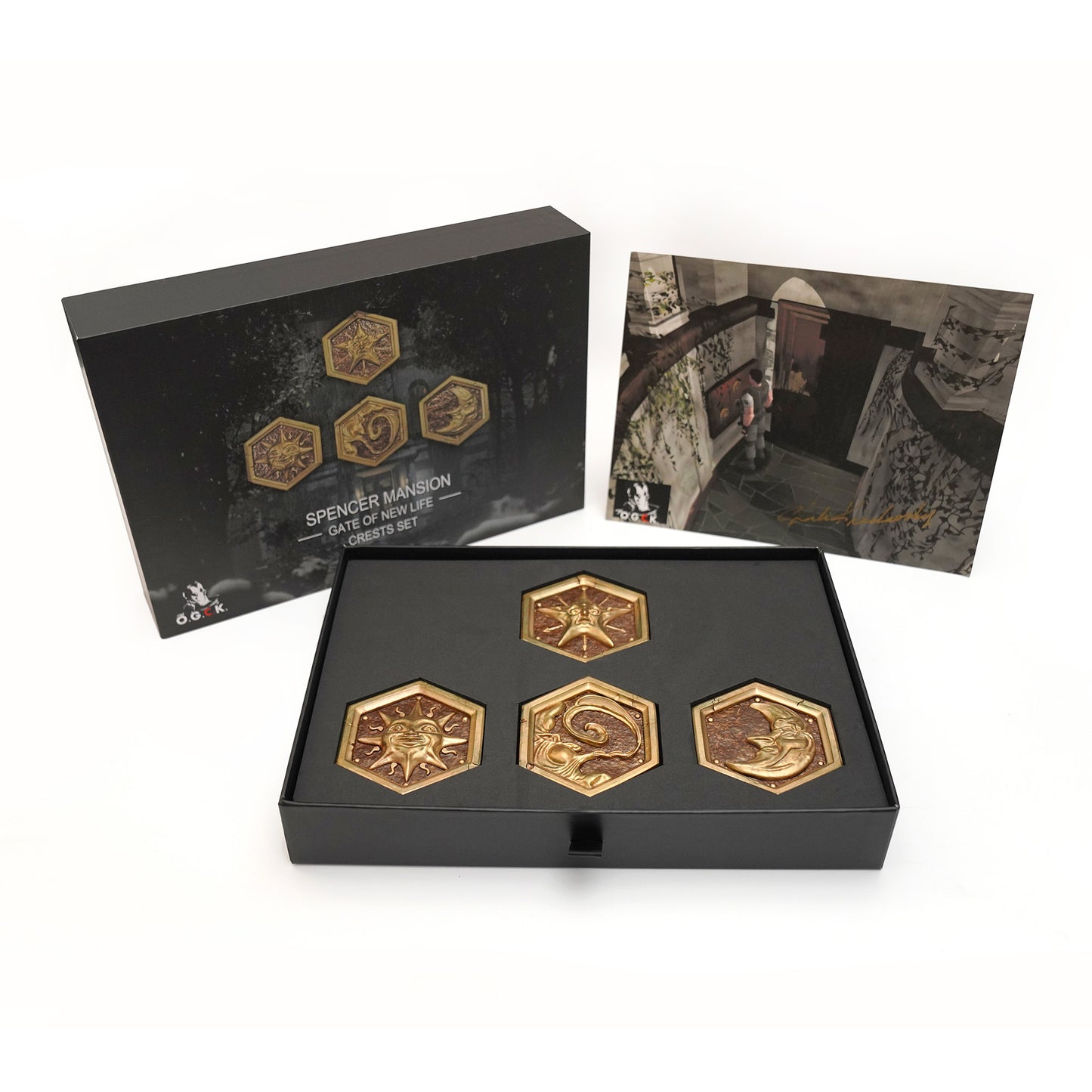 Spencer Mansion STAR SUN WIND MOON Crests Replica Set