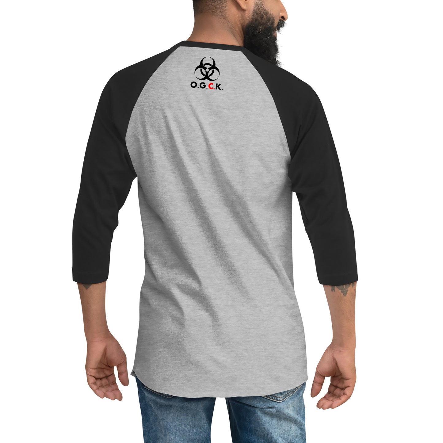Mansion & Chris 3/4 Sleeve Unisex Raglan Shirt