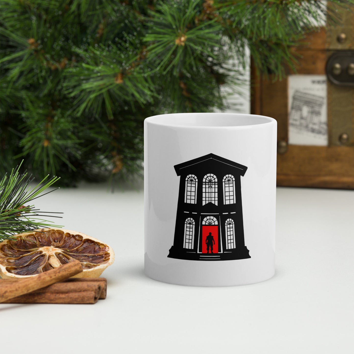 Mansion & Chris White Glossy Mug