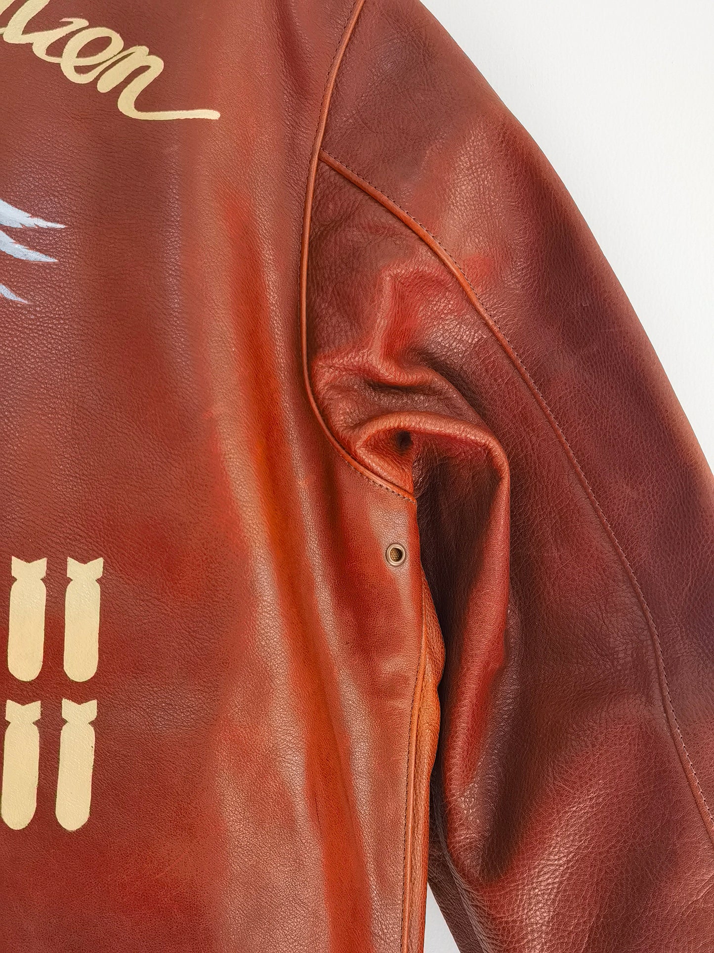 Chris Made In Heaven Leather Flight Jacket